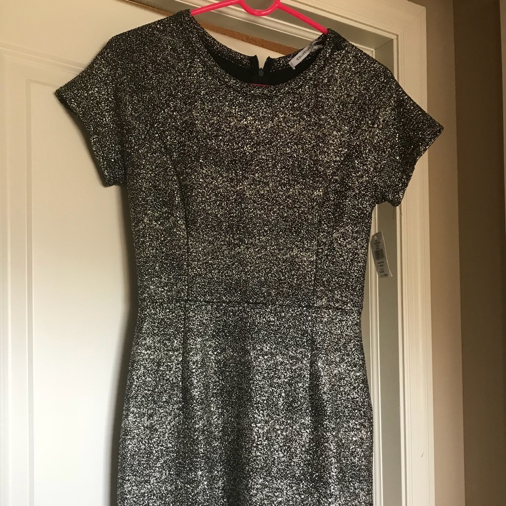 NWT - black & gold cocktail dress
